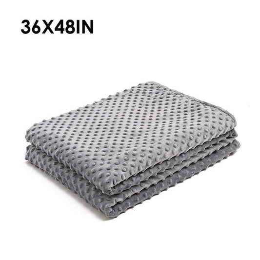 Premium Weighted Blanket Heavy Blankets Sensory Sleep Reduce Anxiety Cotton